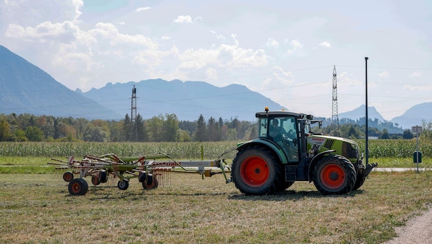 Trostloses Braun statt sattes Grün: Die extreme Trockenheit setzt den Feldern in ganz Salzburg ...