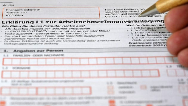 Durch die Arbeitnehmerveranlagung gibt es Geld vom Finanzamt retour (Symbolbild).