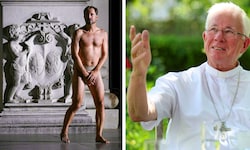Philipp Hochmair lässt heuer beim Salzburger Dom die Hüllen fallen. Salzburgs Erzbischof Lackner ...