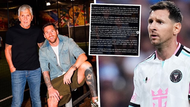 Lionel Messi veröffentlichte emotionale Worte an seinen verstorbenen Vater.