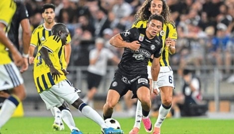 Jacob Peter Hödl kurbelte gegen Fenerbahce unermüdlich.