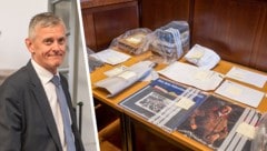 Nazi-Funde im Forsthaus von Hauptmieter René Schimanek (links), der einst Büroleiter des ...