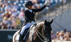 Die 57-jährige Werth führte Deutschland bei der WM in Aachen zum klaren Sieg.