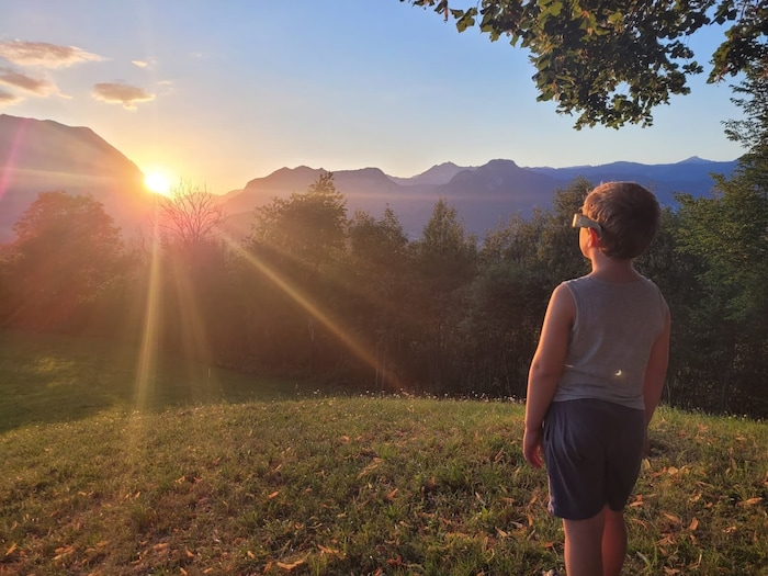 Atemberaubende Ausblicke boten sich auch im Ennstal, hier mit Blick auf den Grimming.
