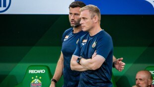 „Wenn wir nicht so weitermachen, ist das absolut gar nichts wert“, warnt Rapid-Trainer Johannes ...