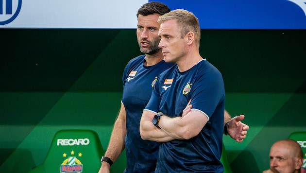 „Wenn wir nicht so weitermachen, ist das absolut gar nichts wert“, warnt Rapid-Trainer Johannes ...
