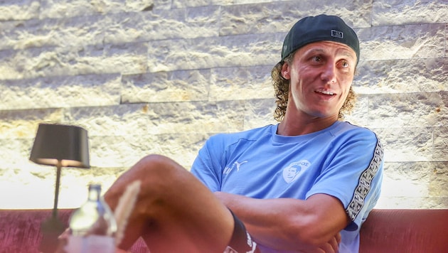 David Luiz fühlt sich auf Zypern pudelwohl.