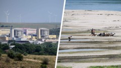 Das Kernkraftwerk Cernavoda in Rumänien wird komplett abgeschaltet, weil die Donau viel zu wenig ...