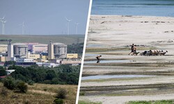 Das Kernkraftwerk Cernavoda in Rumänien wird komplett abgeschaltet, weil die Donau viel zu wenig ...