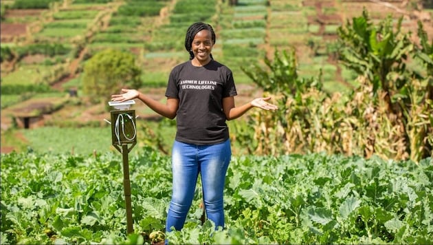 Kenia: Esther Kimani ist die Geschäftsführerin von „Farmer Lifeline“; KI hilft hier mit, die ...