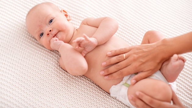 Der Bauch eines Babys muss vom ersten Tag an Höchstleistungen vollbringen.