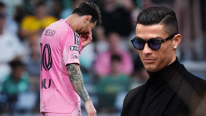 Via Instagram meldete sich Cristiano Ronaldo (r.) bei Lionel Messi (l.).