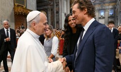 Matthew McConaughey traf Anfang August Papst Leo. Die Vorbereitung auf die Audienz verglich er ...
