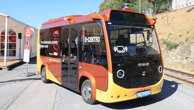 Bis zu 100 vollautomatisch fahrende Busse – mit Platz für bis zu 32 Fahrgäste, 80 km/h Spitze ...