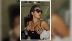 Auf ein Foto ihres Brautkleides müssen die Fans weiter warten. Auf dem ersten Foto, das Georgina ...