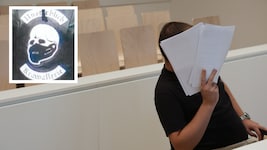 Dieses Symbol trug der 25-jährige Angeklagte in der Öffentlichkeit. 