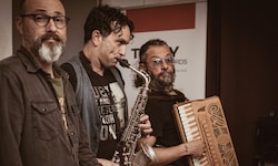 Im Innviertel: Trio Gianluca Lusi, Simone Zanchini und Luigi Masciari mit italienischen Folk und ...