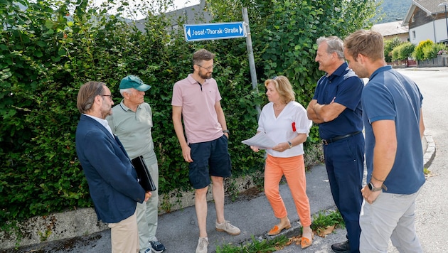 In der Josef-Thorak-Straße wehren sich Anrainer gegen neue Adressen. Die Stadt möchte den ...