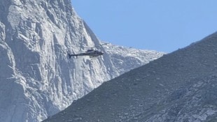 Der Polizeihubschrauber Libelle war im Einsatz.