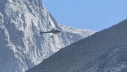 Der Polizeihubschrauber Libelle war im Einsatz.