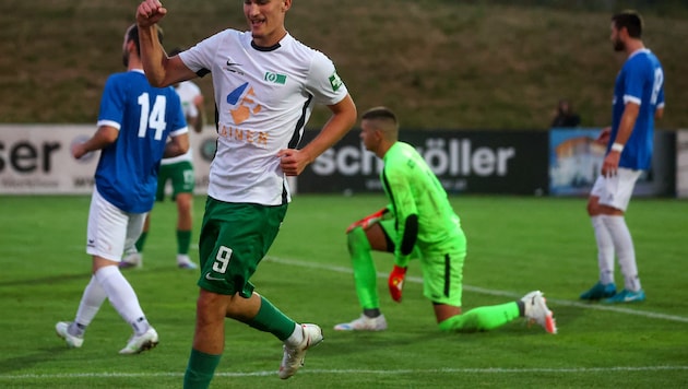 Bereits vier Tore: Mathias Chudoba.