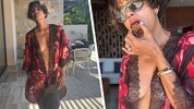 Halle Berry zeigt sich ungeschminkt und lässig. 