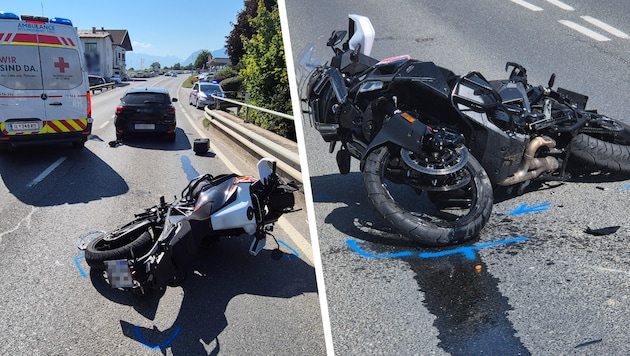 Auf der Tiroler Straße bei Hall kam es zu dem fatalen Unfall.