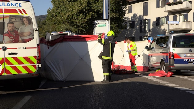 Die beiden verletzten Jugendlichen wurde vor Ort erstversorgt.