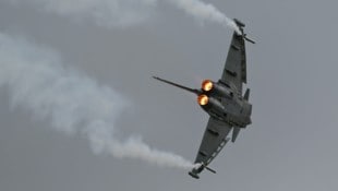 Italienische Eurofighter fingen die Drohne über Lettland ab. (Archivbild)