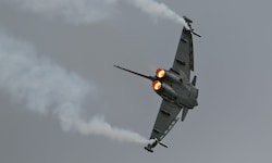 Italienische Eurofighter fingen die Drohne über Lettland ab. (Archivbild)