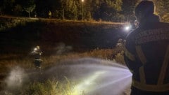 Die Feuerwehr St. Georgen an der Gusen löschte.