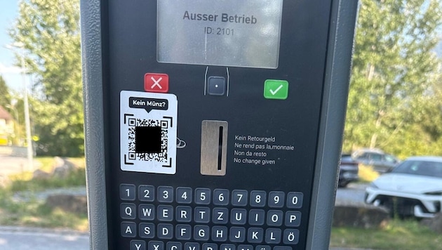 Ein manipulierter Parkautomat im grenznahen Liechtenstein