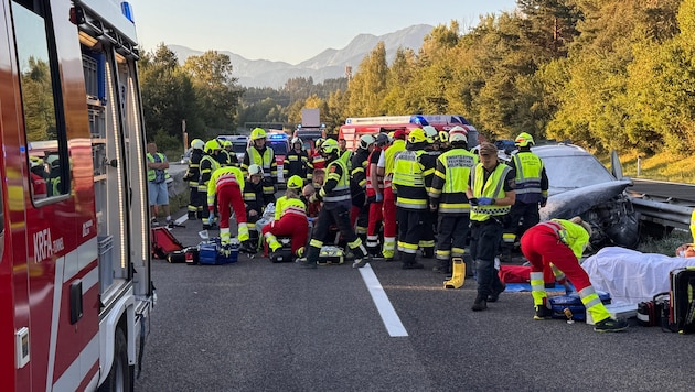 Die Hauptfeuerwache Villach war gemeinsam mit den freiwilligen Feuerwehren St. Jakob im Rosental ...