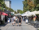 Am Grazer Lendplatz kam man auch am Freitag ins Schwitzen.