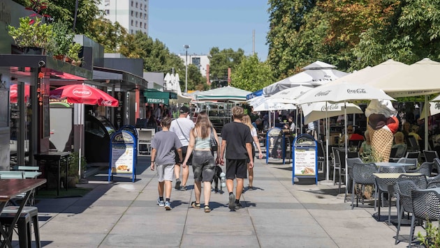 Am Grazer Lendplatz kam man auch am Freitag ins Schwitzen.