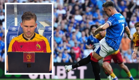 Nik Prelec und seine Teamkollegen erlaubten sich einen Scherz auf Kosten der Rangers. 