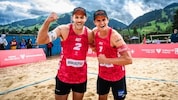 Moritz Pristauz (links) und Philipp Waller erreichten das EM-Viertelfinale.