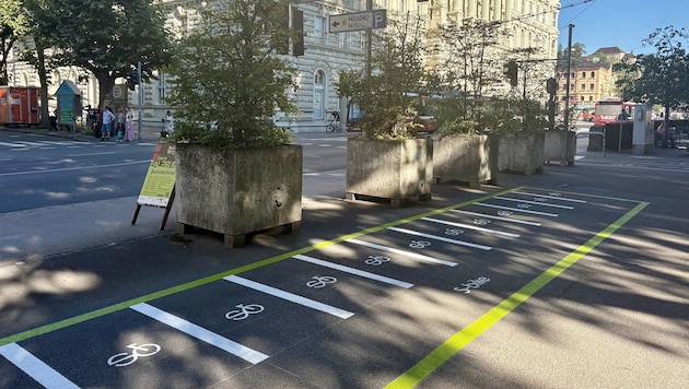 Die meisten Stationen kommen auf Flächen ehemaliger Radständer.