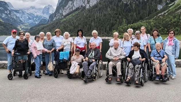 Mit einer Gruppe ging es heuer an den Gosausee im oberösterreichischen Salzkammergut.
