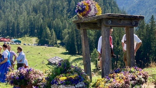 Kallbrunnalm: Kaum irgendwo wird er Brauch am „Hohen Frauentag“ so eindrucksvoll zelebriert.