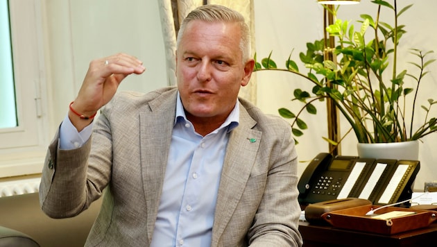 Bei der Landeshauptmann-Direktwahl läge Mario Kunasek laut aktueller Umfrage weit vorn.
