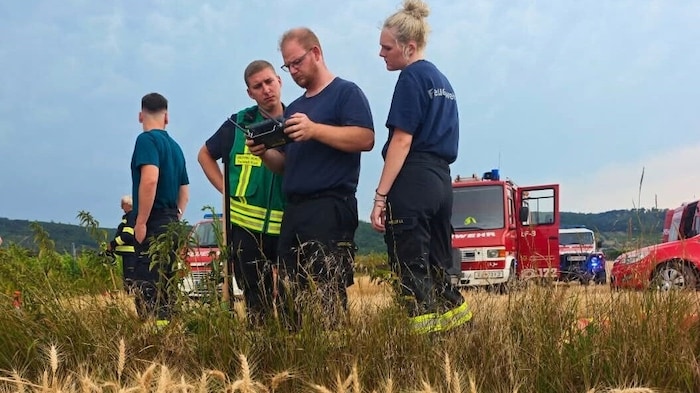 Die Live-Bilder helfen der Einsatzleitung.