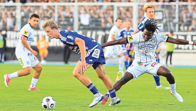 Auf den Dreier in Hartberg wollen Jatta (re.) und Co. einen Heimsieg gegen Altach nachlegen.