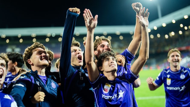 Die Austria jubelte über eine magische Europacup-Nacht.
