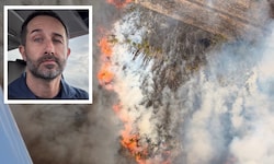 Am Freitag brach im niederösterreichischen Föhrenwald erneut ein Brand aus – Pilot Stefan ...