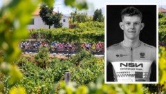 Der Tross der Portugal-Tour und der Radsport insgesamt tragen Trauer, denn Finlay Tarling ...