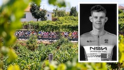 Der Tross der Portugal-Tour und der Radsport insgesamt tragen Trauer, denn Finlay Tarling ...