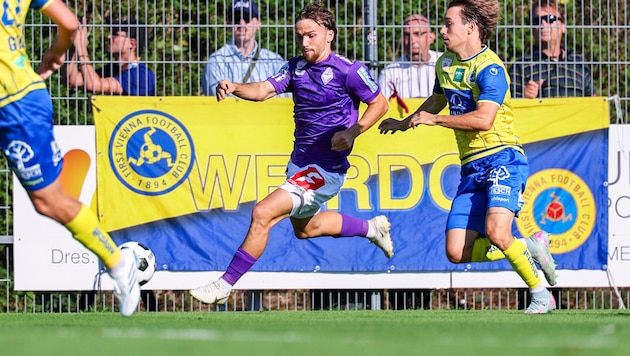 Für Austria Salzburg und Moritz Eder läuft es derzeit in der 2. Liga.