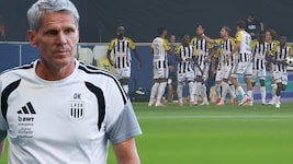LASK-Trainer Didi Kühbauer blickt zufrieden, mitunter aber auch kritisch auf die Performance ...
