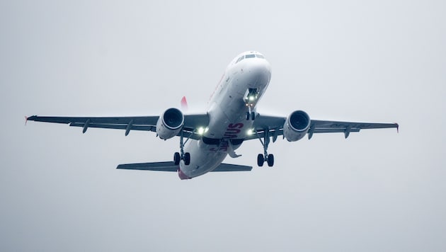 Der Flieger konnte nach einer Verspätung abheben.